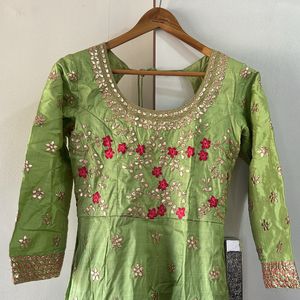 Beautiful Green Anarkali