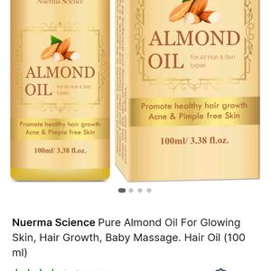 Almond Oil For Skin And Hair