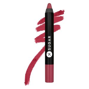 SUGAR Cosmetics Matte asHell LipCrayon-Honey Rider