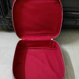 Estee Lauder Red Makeup Bag