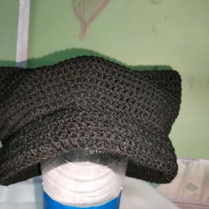 Crochet Black Cat Beanie
