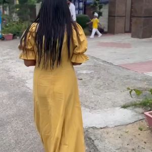 Mustard Beautiful Maxi dress