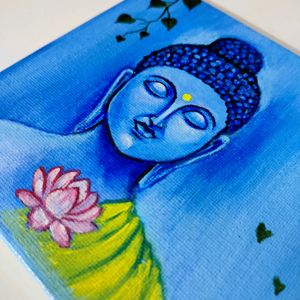 Buddha Acrylic Canvas Painting