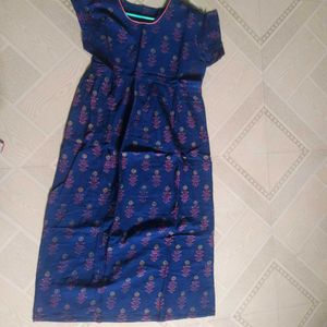 Blue Flower Kurta