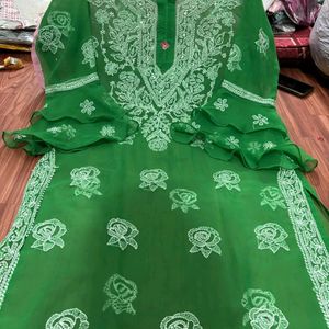 Heavy Chickenkari Kurtas In Different Colors