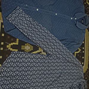 (COMBO) 2 BLUE SHIRTS FOR MEN