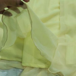 Yellow Anarkali