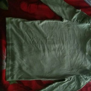 I'm Selling a Girls Top Of Light Green With Pearls