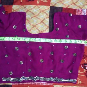 Purple 💜 Zari Work Saree