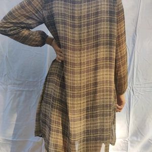 Brown Smesh Dress