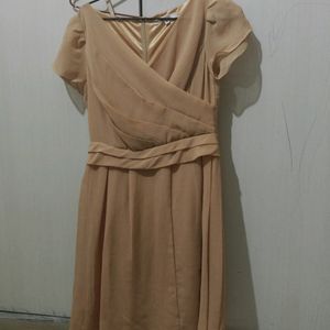 Beige Colour Dress