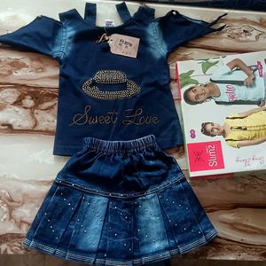 New Denim Set For Baby Girl