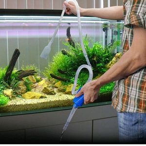 Aquarium Fish Tank Siphon Vacuum Water Pump