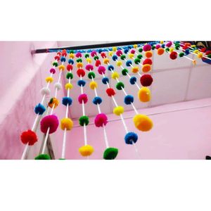 Pack of 3 Packets Pompom Wool Balls(60 Pcs.)