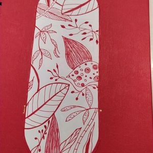 Pretty Bookmark Red And White