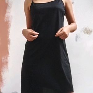 Kasually - Solid Black Tulle Dress