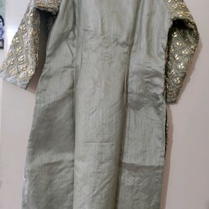 Short Festive Kurta With Dupatta