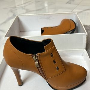 Pencil Heel Tan Mustard Yellow Boots From Lulu&Sky