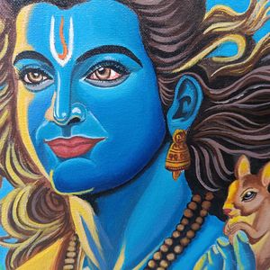 Shree Ram Canvas Painting