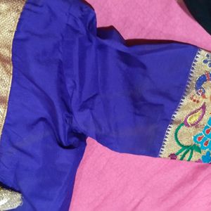 Green Colour Saree With Embroidery