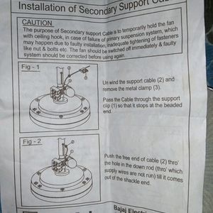 Secondary Support Cable For Fans Pack Of 2