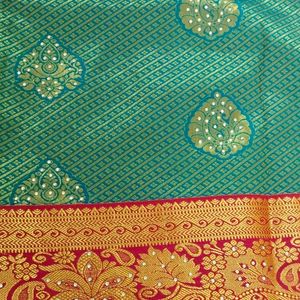 New Pattu Saree With Tag