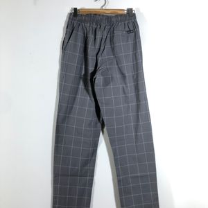 Grey Casual Checked Trouser (Women’s)