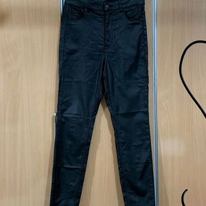 H&M Leather Jeans