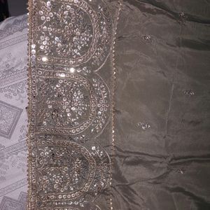 Brand New Semi Stitched Shraara Suit With Dupatta