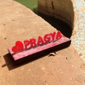 Handmade Resin Name Stand Customized