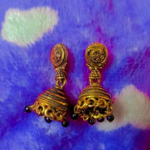 Stylish SGoldpolished oxadized Earrings,For Women