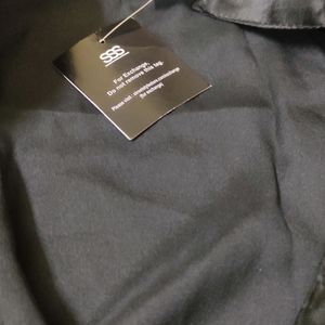 Black Satin Shirt