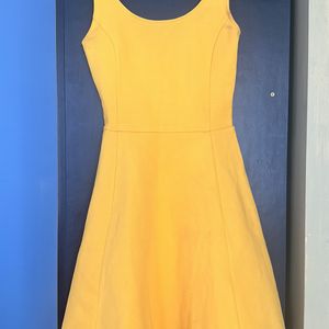 Vibrant yellow H&M Flared Dress💛