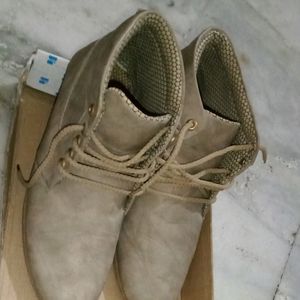 Cream Colour Boots