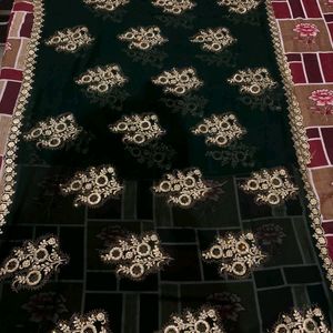 Beautiful Dark green dupatta