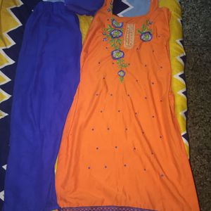 Orange Suit Set