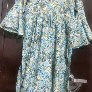 Multi Floral Print Kurti For Girl Or Woman 36 Bust