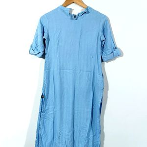 Blue Casual Kurta (Women)