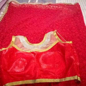 Red Saree