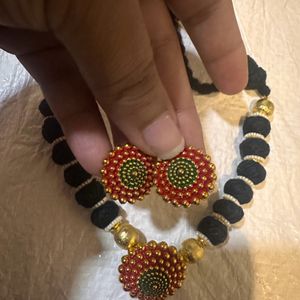 Neck Piece With Earring