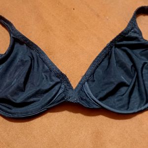 Unlined Satin Bra 36-38