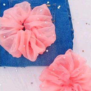 Organza Scrunchies 🪷🤍