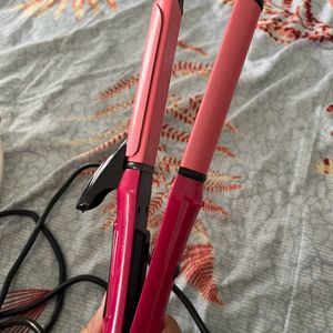 2 In 1 Straightener & Curler