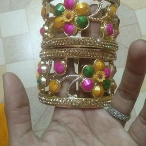 2 Set Of Bangles Is So Beautiful