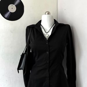 H&M Black fitted Shirt