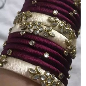 12 Kundan Bangles