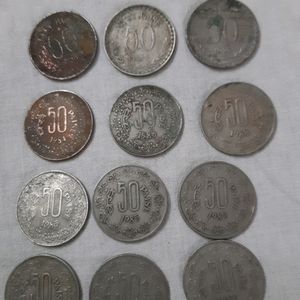 50 Paice Old 12  Coins