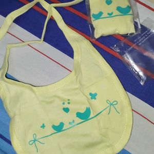 100%Organic Cotton Baby Bibs  (6piece Set)