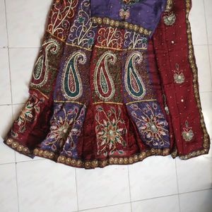 Wedding Saree Cum Lehenga