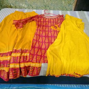 Sharara Kurti Set With Dupatta